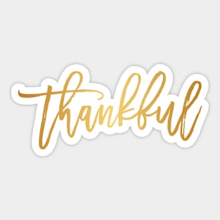 Thankful Sticker